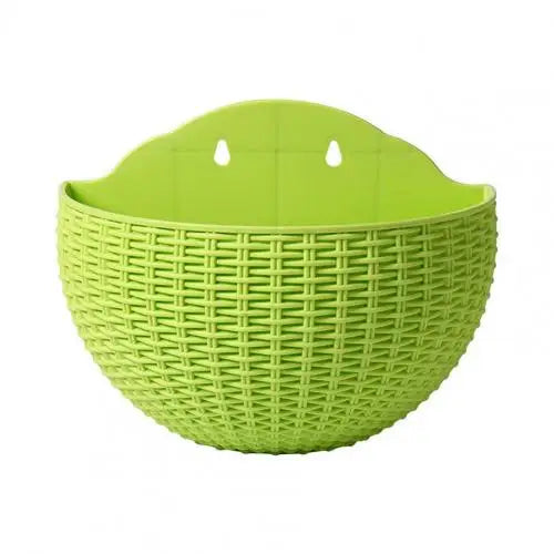 Maceta exquisita de plástico para colgar en la pared, cesta para colgar en la pared, maceta para jardín al aire libre, balcón, cubo, decoración del hogar, nuevo