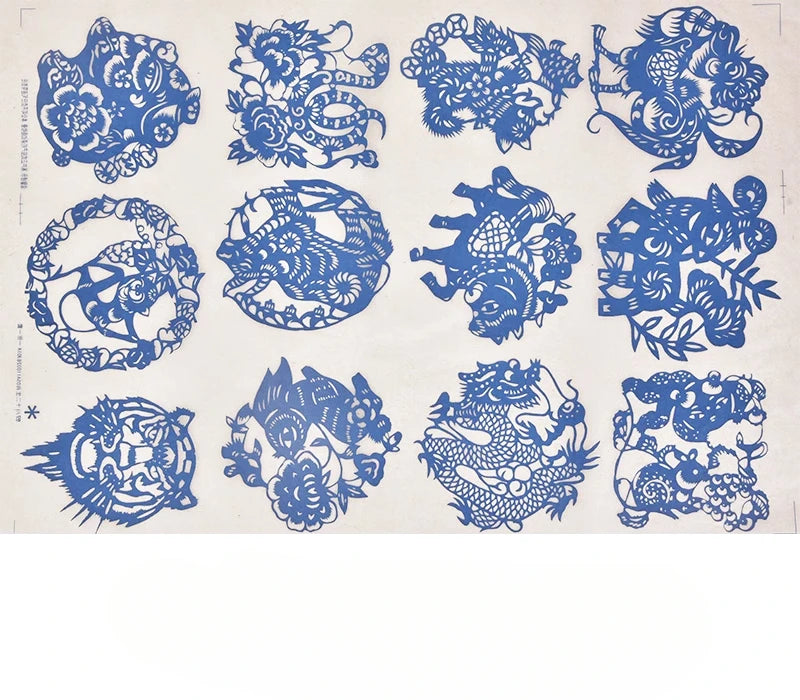 1PC Pottery Ceramic Clay Transfer Paper Underglaze Flower Paper High Temperature Jingdezhen Traditional Decal Coloring Tool