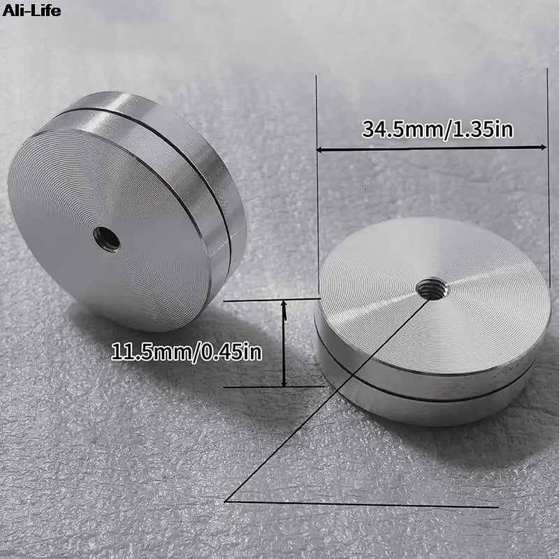 1pc Ceramic Clay Pottery Throwing Trimming Spinner Tool Trim Stabilizer 30mm-50mm Mini Pottery Wheel Metal Bearing Rotary Disc