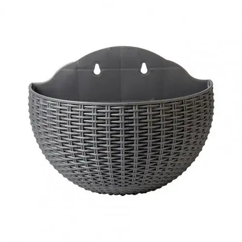 Maceta exquisita de plástico para colgar en la pared, cesta para colgar en la pared, maceta para jardín al aire libre, balcón, cubo, decoración del hogar, nuevo