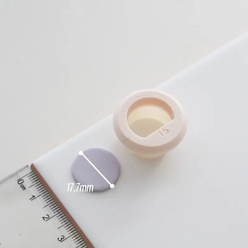 Soft Pottery Ring Cutting Mold Different Ring Sizes Polymer Clay Cutter DIY Handmade Ring Valentine's Day Gift Pottery Tools