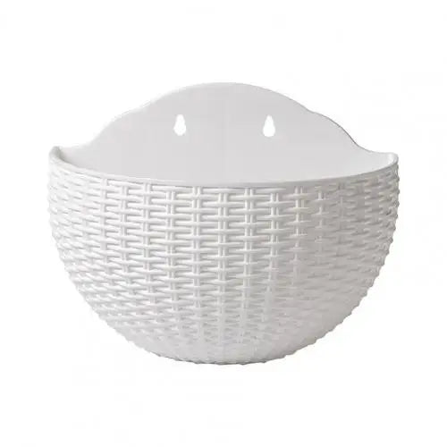 Maceta exquisita de plástico para colgar en la pared, cesta para colgar en la pared, maceta para jardín al aire libre, balcón, cubo, decoración del hogar, nuevo
