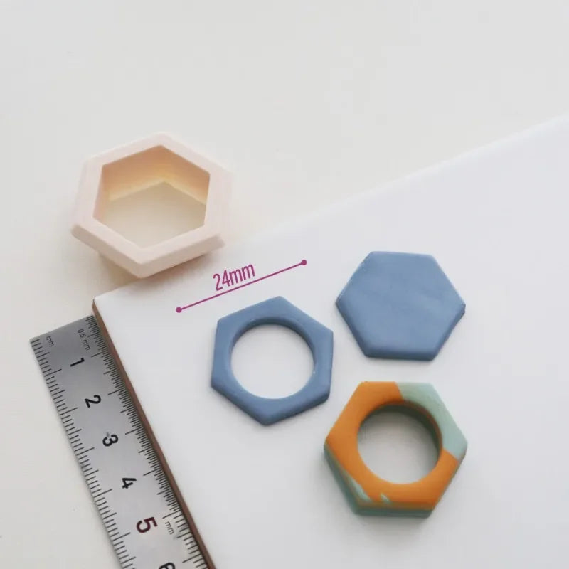 Soft Pottery Ring Cutting Mold Different Ring Sizes Polymer Clay Cutter DIY Handmade Ring Valentine's Day Gift Pottery Tools