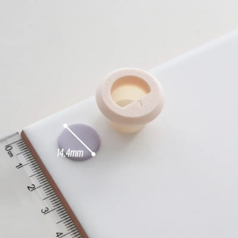 Soft Pottery Ring Cutting Mold Different Ring Sizes Polymer Clay Cutter DIY Handmade Ring Valentine's Day Gift Pottery Tools