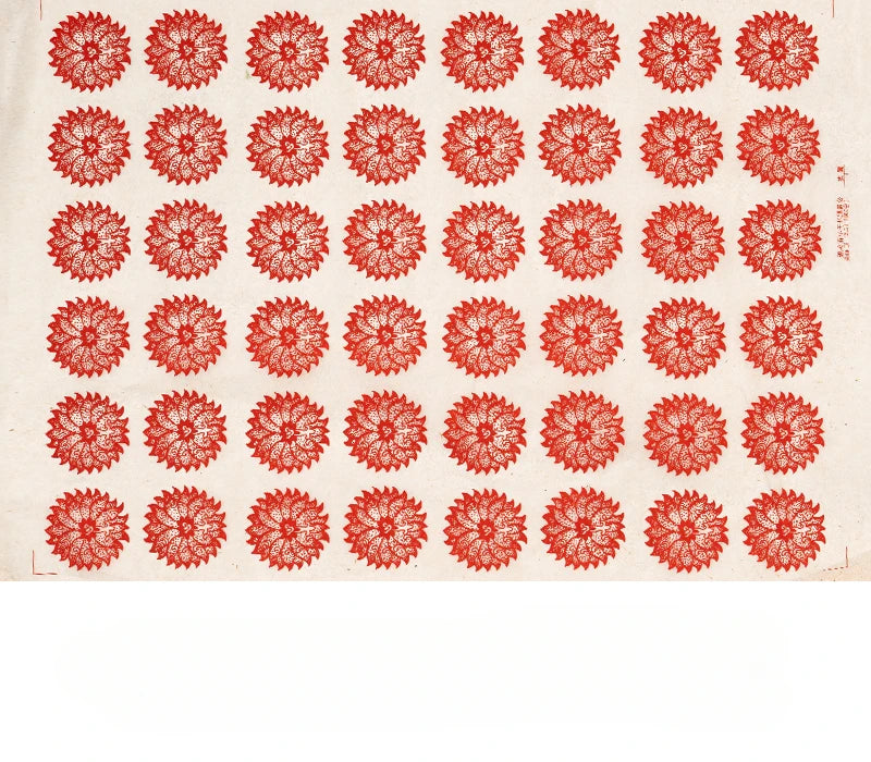 1PC Pottery Ceramic Clay Transfer Paper Underglaze Flower Paper High Temperature Jingdezhen Traditional Decal Coloring Tool