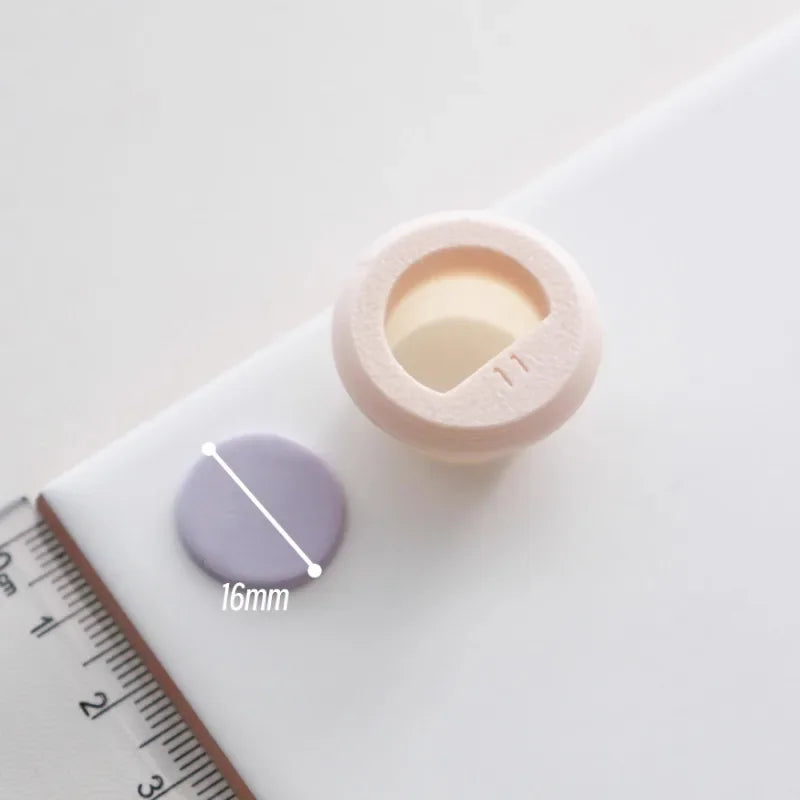 Soft Pottery Ring Cutting Mold Different Ring Sizes Polymer Clay Cutter DIY Handmade Ring Valentine's Day Gift Pottery Tools