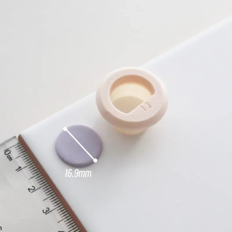 Soft Pottery Ring Cutting Mold Different Ring Sizes Polymer Clay Cutter DIY Handmade Ring Valentine's Day Gift Pottery Tools
