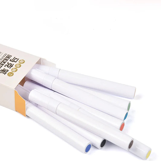 Herramientas de alfarería de 8 colores, rotulador bajo vidriado para arte de cerámica, pigmento de cerámica bajo vidriado, pintura DIY, bolígrafo especial, artesanía de pintura de puntos