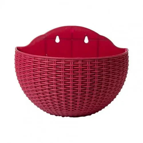 Maceta exquisita de plástico para colgar en la pared, cesta para colgar en la pared, maceta para jardín al aire libre, balcón, cubo, decoración del hogar, nuevo