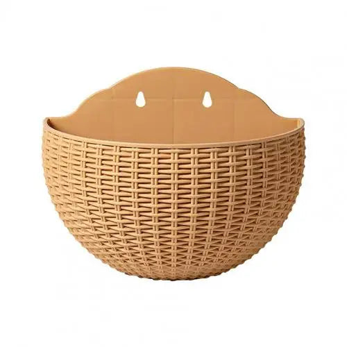 Maceta exquisita de plástico para colgar en la pared, cesta para colgar en la pared, maceta para jardín al aire libre, balcón, cubo, decoración del hogar, nuevo
